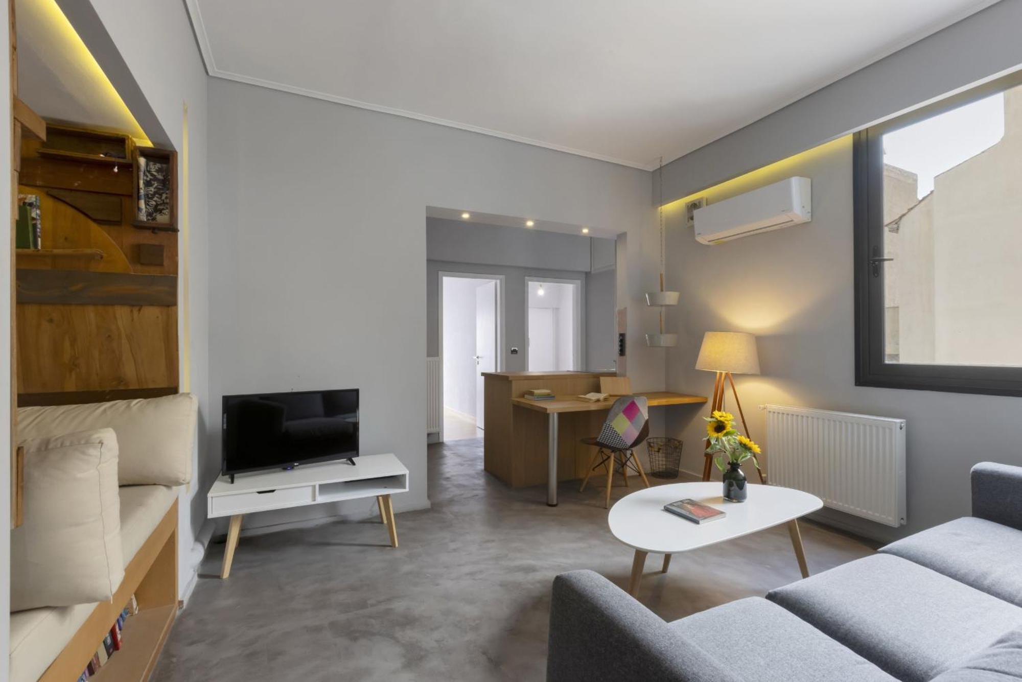 דירות אתונה Super Modern Minimal Flat Nr Metro & Arch. Museum מראה חיצוני תמונה